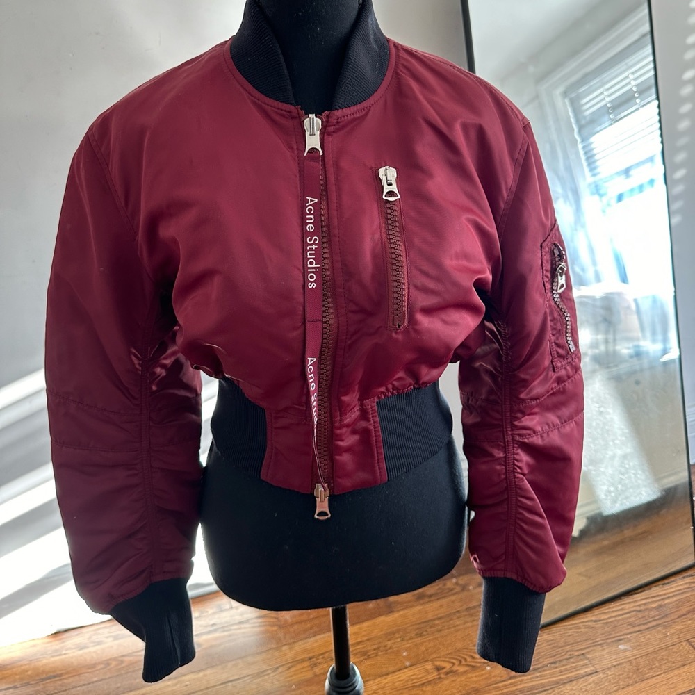 Cropped Acne Studios Bomber Jacket